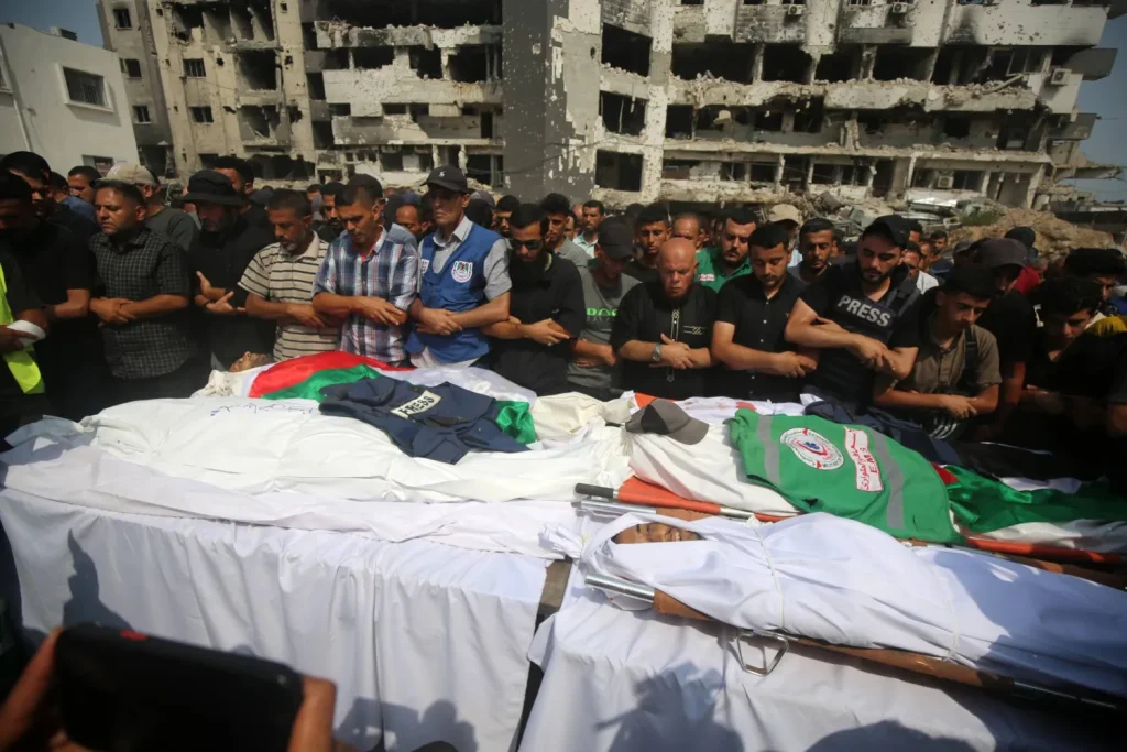 Casablanca : Des journalistes marocains pour la Palestine condamnent l’assassinat de reporters à Gaza