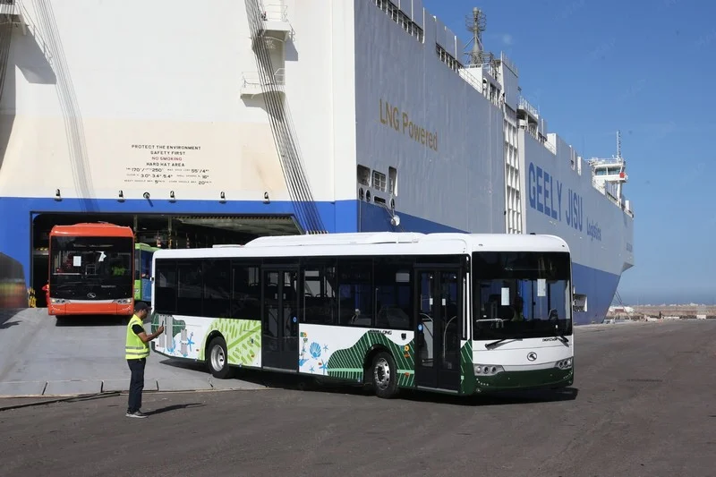 Programme pour le transport public urbain: 257 autobus réceptionnés au Port de Casablanca